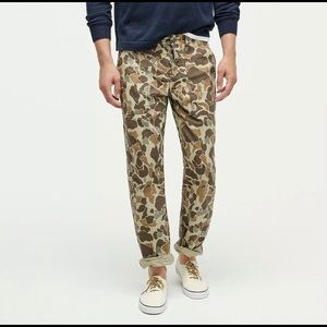 J.Crew Wallace and Barnes Pant in Duck Camo